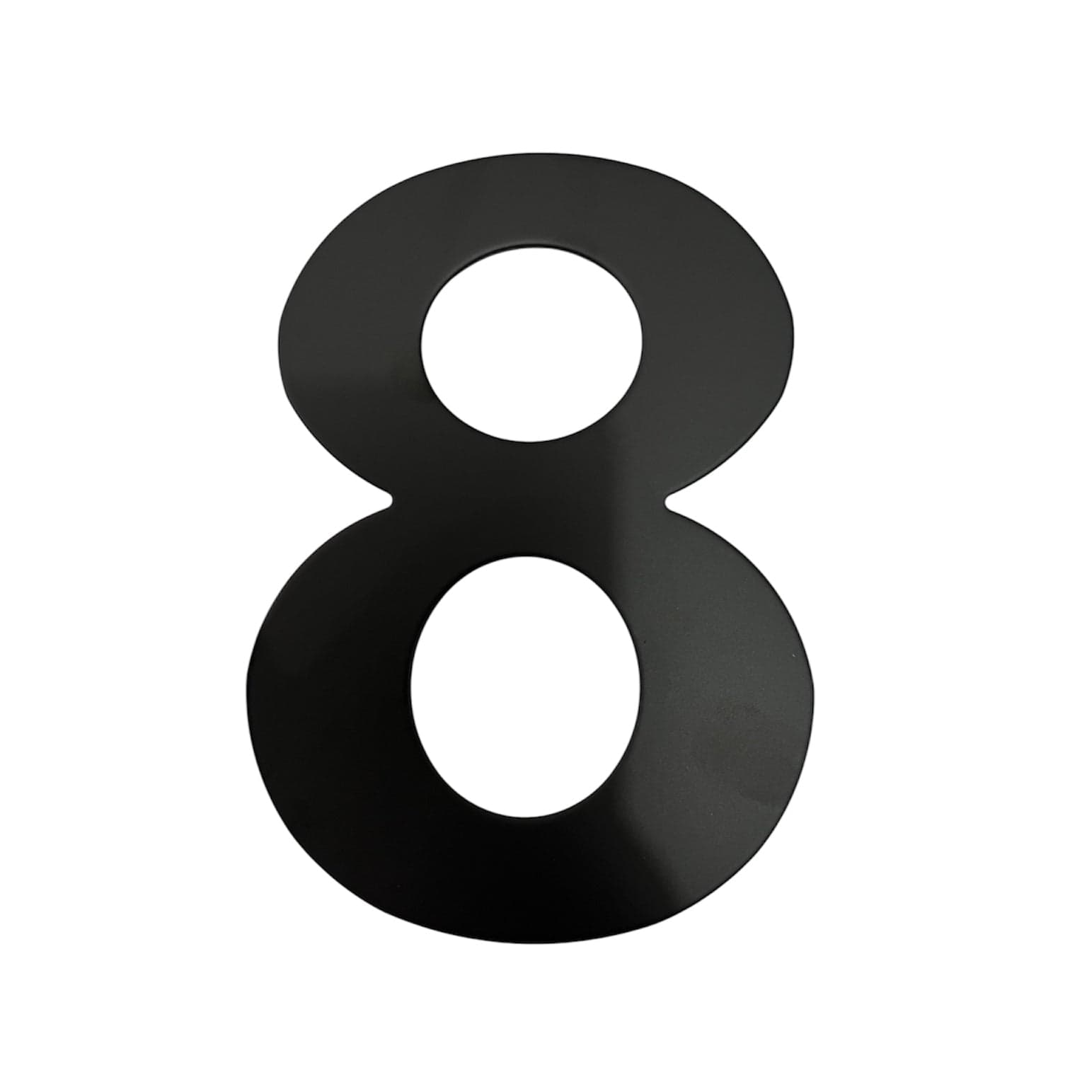 Número 8 acero inoxidable negro mate 200mm Cerrajes 0807-275