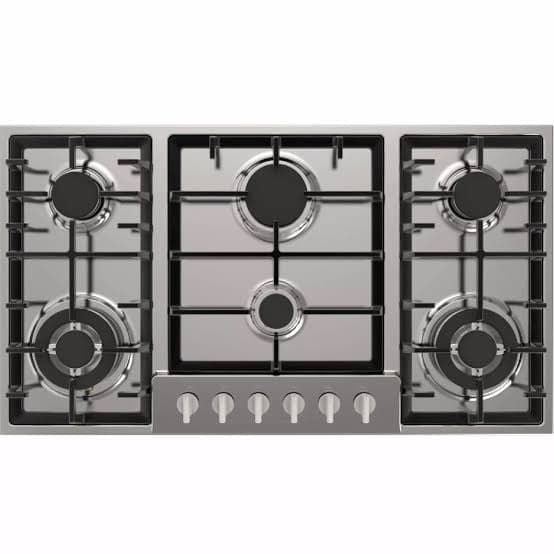 Parrilla de Gas 6 Quemadores 90cm Acero Inoxidable EB-483A