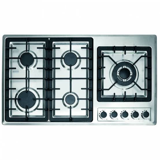 Parrilla Empotrable de Gas 5 Quemadores Acero Inoxidable PAEM-5B DISA