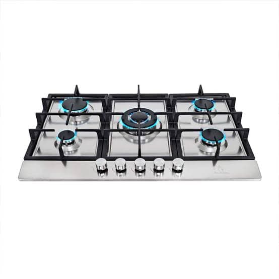 Parrilla de Gas 5 Quemadores 76cm Acero Inoxidable 5Q-PS-76 SUPRA