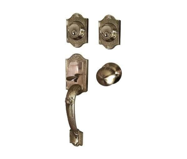 Cerradura Puerta Principal Dexter 4188 Génova Latón Antiguo