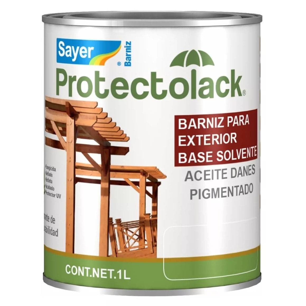 Aceite Impregnante Exterior Sayer Lack HI-0115 Nogal - Máxima Protección y Acabado Natural para Madera