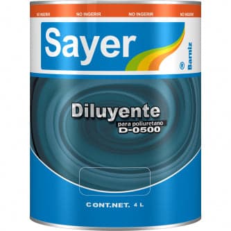 Diluyete Poliuretano D-0500.40 Galón Sayer Lack