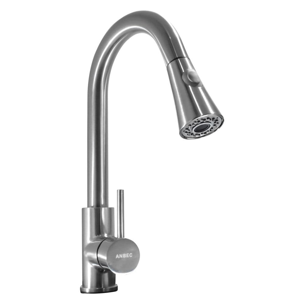 Mezcladora Fregadero Metálica Niquel MEZF459BN Anbec