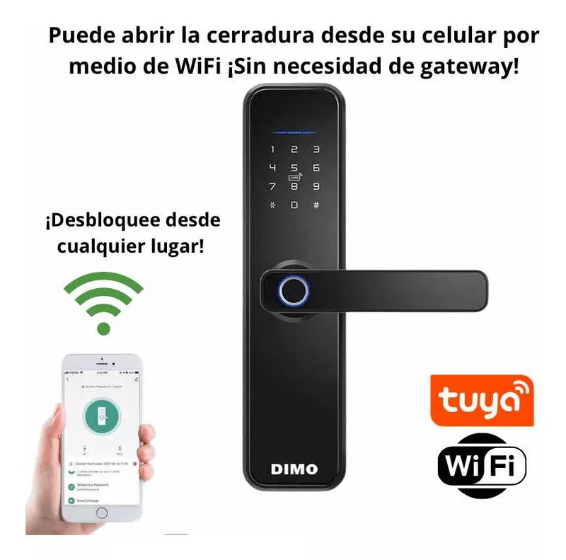 Cerradura Digital Dimo Doble Manija DiVS-01