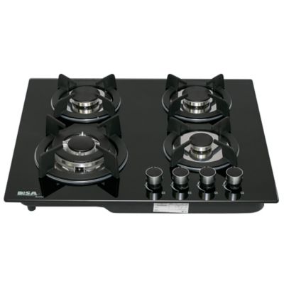 Parrilla Disa 4 Quemadores Cristal Negro - PAEMC4