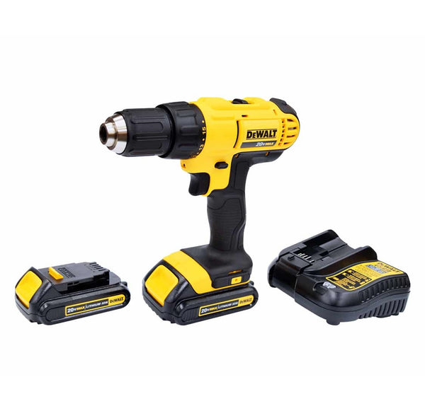 Taladro Atornillador 20V Inalambrico 1-2 DCD771C2 Dewalt Herramienta